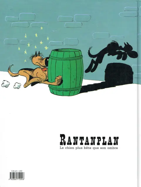 Verso de l'album Rantanplan Tome 1 La mascotte