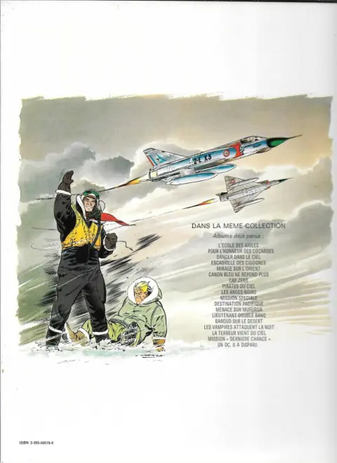 Verso de l'album Tanguy et Laverdure Tome 16 La terreur vient du ciel