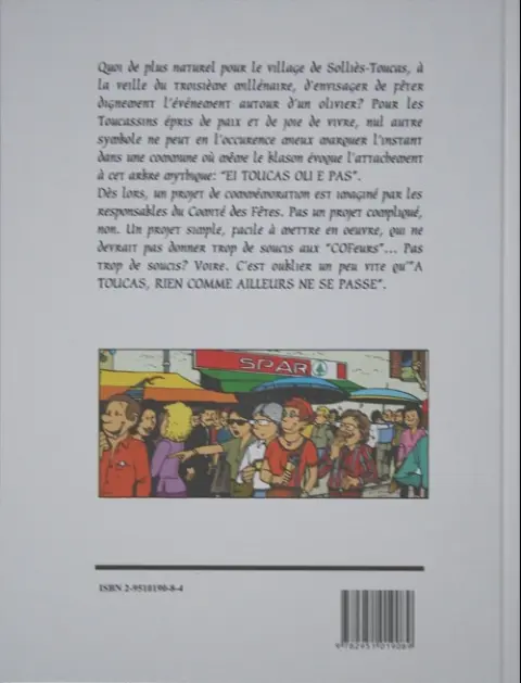 Verso de l'album Ô Toucas ! Tome 1