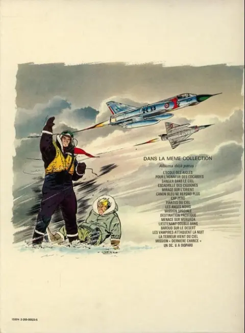 Verso de l'album Tanguy et Laverdure Tome 16 La terreur vient du ciel
