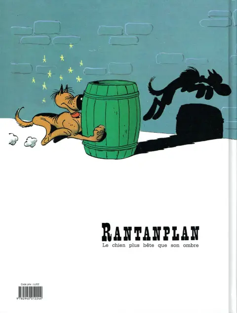 Verso de l'album Rantanplan Tome 4 Le clown