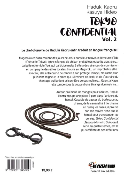 Verso de l'album Tokyo Confidential Vol. 2