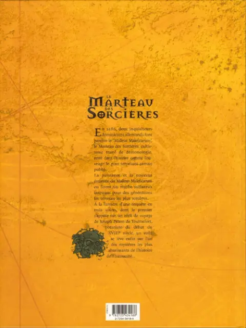Verso de l'album Le marteau des sorcières Tome 1 Warul