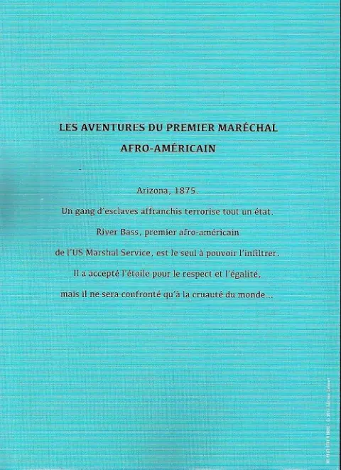 Verso de l'album Marshal Bass Tome 1 Black & white