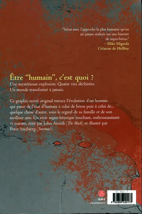 Verso de l'album A God Somewhere trop humain pour être un dieu