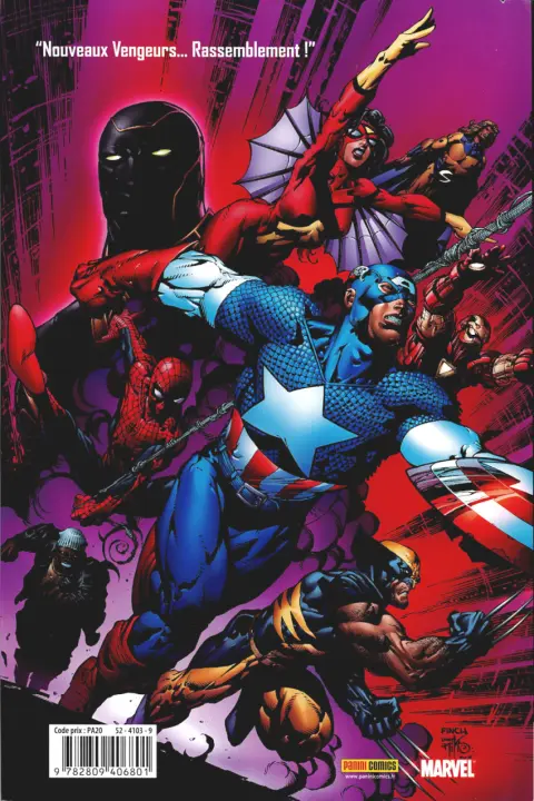 Verso de l'album The New Avengers Tome 2 Secrets et mensonges