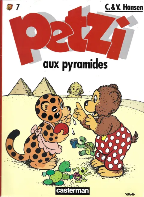 Couverture de l'album Petzi Tome 7 Petzi aux pyramides
