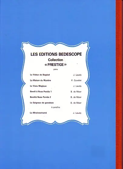 Verso de l'album Barelli Tome 7 Mr Barelli et le Seigneur de Gonobutz