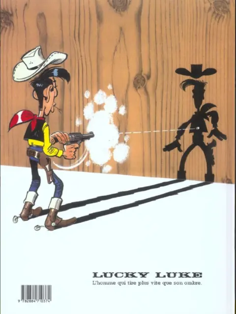 Verso de l'album Lucky Luke Tome 52 Fingers