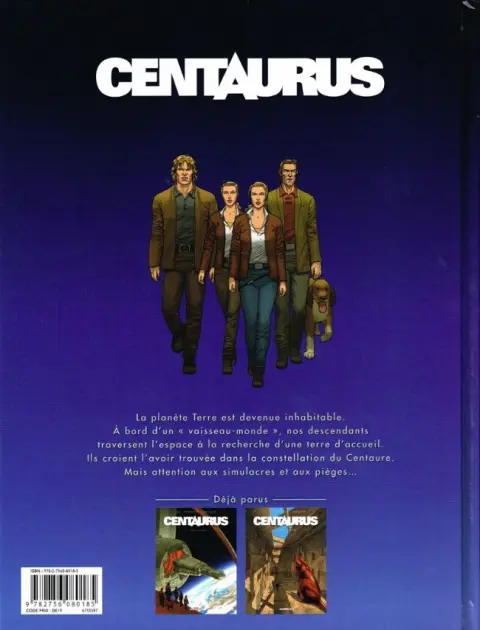 Verso de l'album Centaurus Tome 2 Terre étrangère