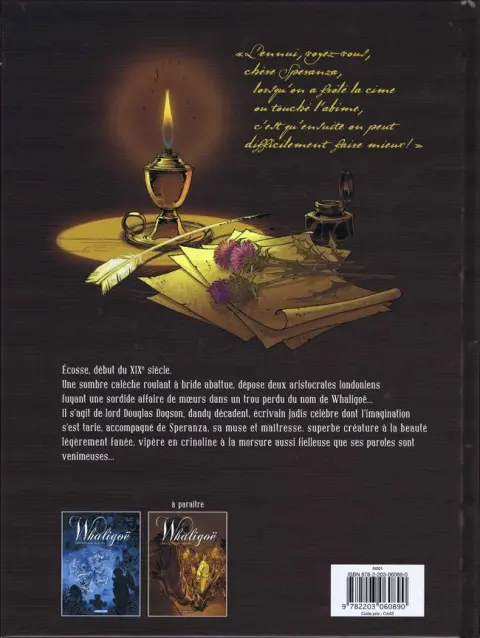 Verso de l'album Whaligoë Tome 1