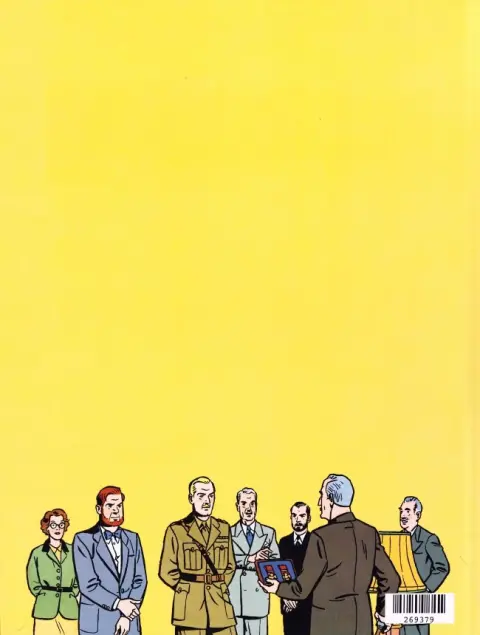 Verso de l'album Blake et Mortimer Tome 13 L'Affaire Francis Blake