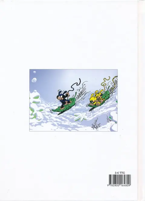 Verso de l'album Marsupilami Tome 19 Magie blanche