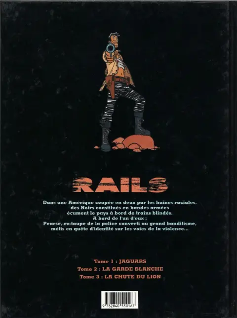 Verso de l'album Rails Tome 2 La garde blanche