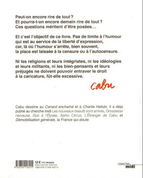 Verso de l'album Peut-on encore rire de tout ?
