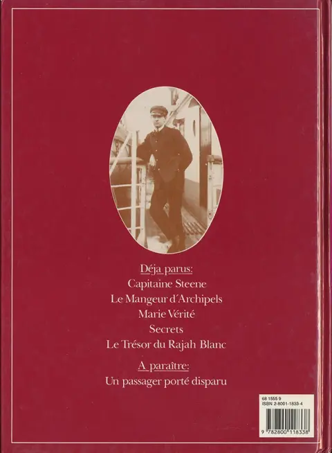 Verso de l'album Théodore Poussin Tome 5 Le Trésor du Rajah Blanc