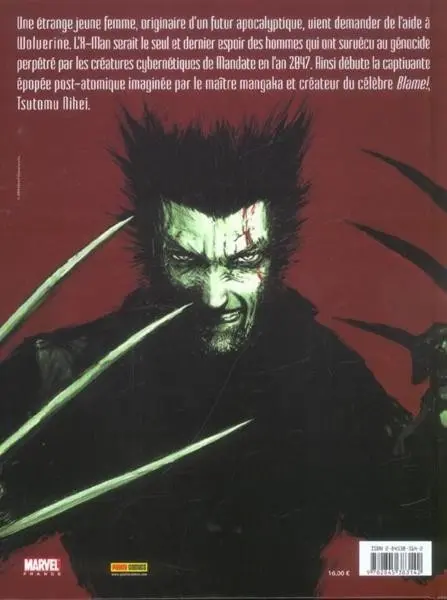 Verso de l'album Wolverine - Snikt !