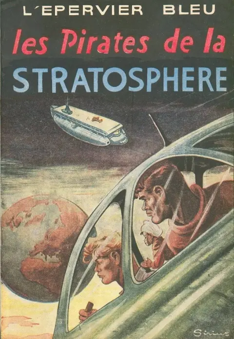 Couverture de l'album L'Épervier bleu Tome 4 Les pirates de la stratosphère