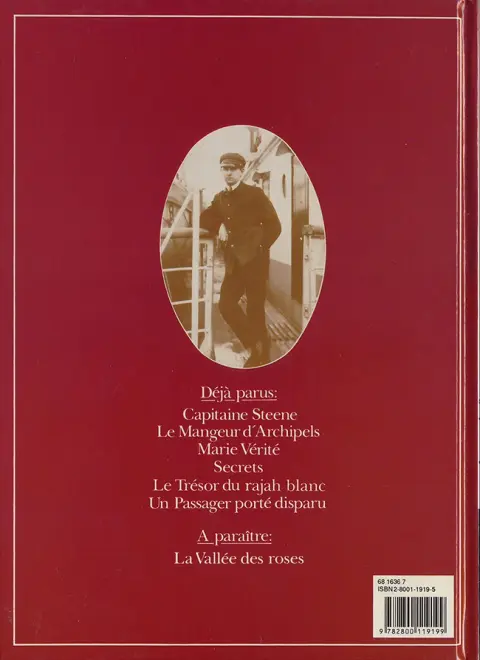 Verso de l'album Théodore Poussin Tome 6 Un Passager porté disparu