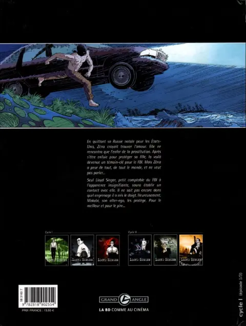 Verso de l'album Lloyd Singer Tome 1 Poupées russes