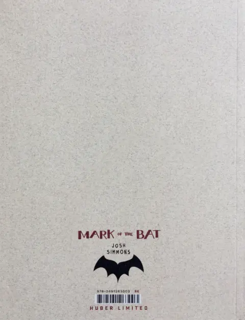 Verso de l'album Mark of the Bat