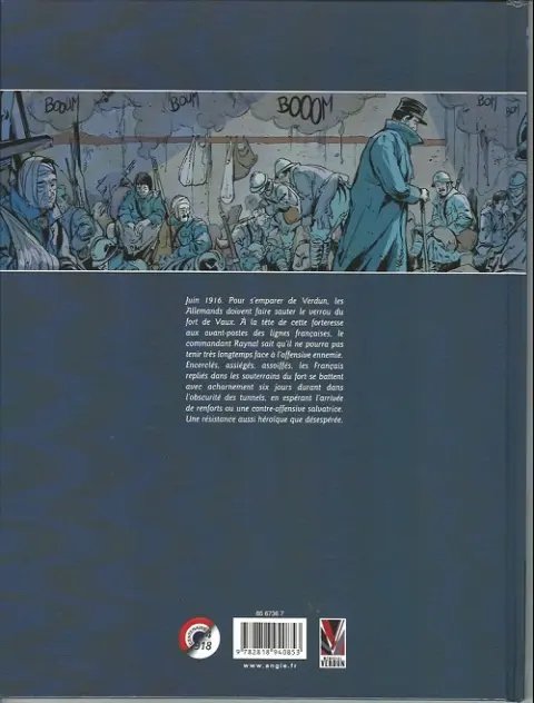 Verso de l'album Verdun Tome 2 L'agonie du Fort de Vaux