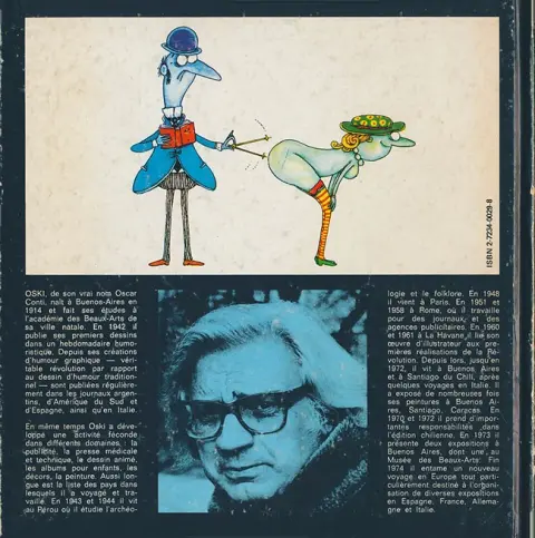 Verso de l'album Cours du soir d'initiation à l'érotisme