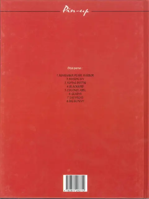 Verso de l'album Pin-up 4 Blackbird