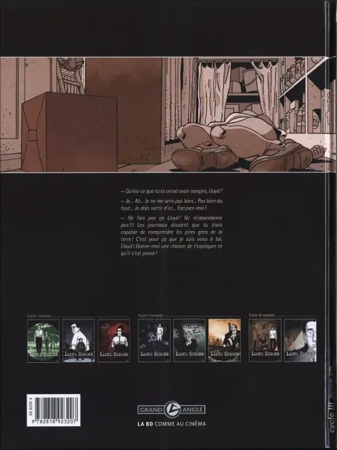 Verso de l'album Lloyd Singer Tome 8 1985