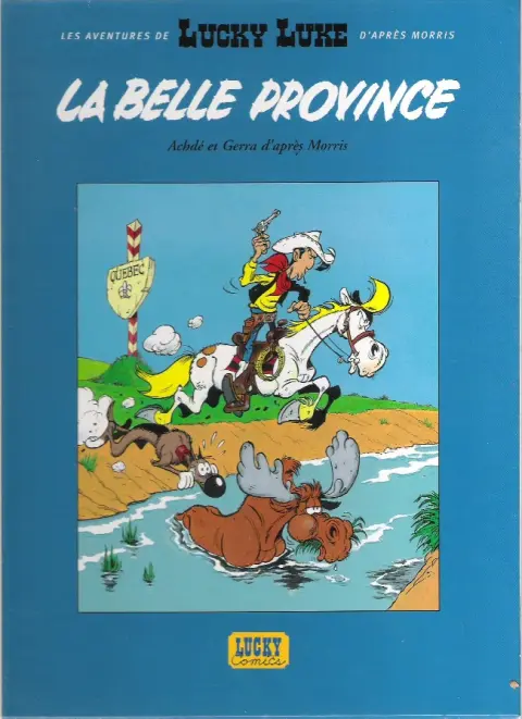 Couverture de l'album Les aventures de Lucky Luke Tome 1 La belle province