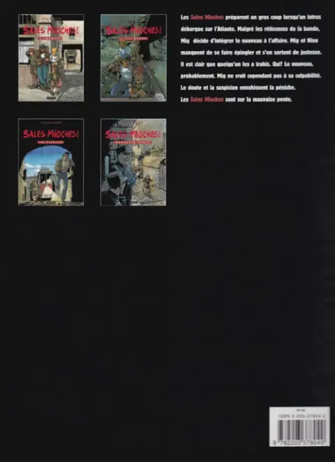 Verso de l'album Sales mioches ! Tome 4 Mauvaise pente