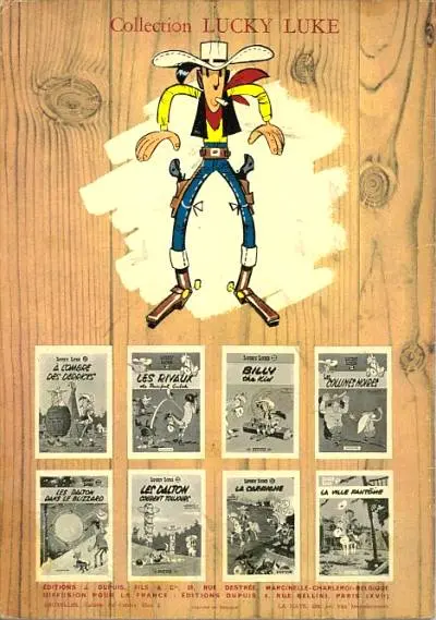 Verso de l'album Lucky Luke Tome 26 Les Dalton se rachètent