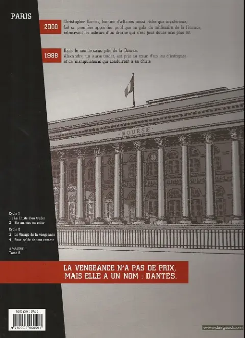 Verso de l'album Dantès Tome 2 Six années en enfer