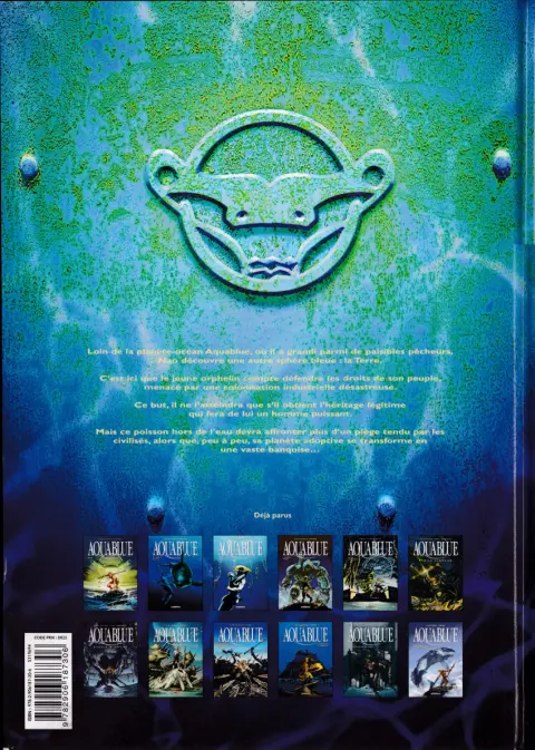 Verso de l'album Aquablue Tome 2 Planète bleue