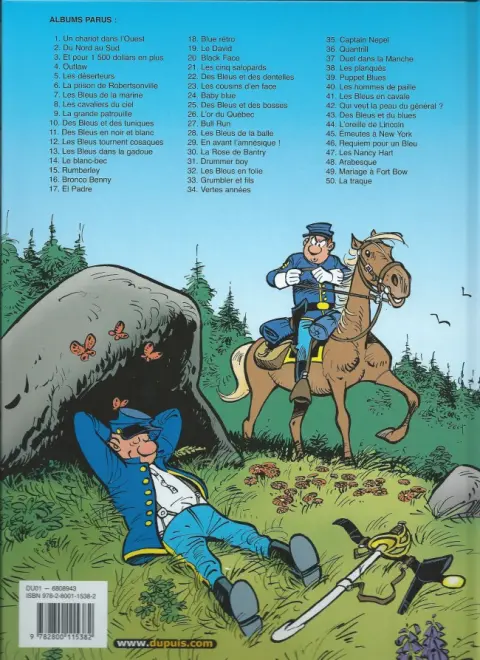 Verso de l'album Les Tuniques Bleues Tome 27 Bull Run