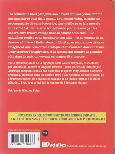 Verso de l'album Orient Sexpress