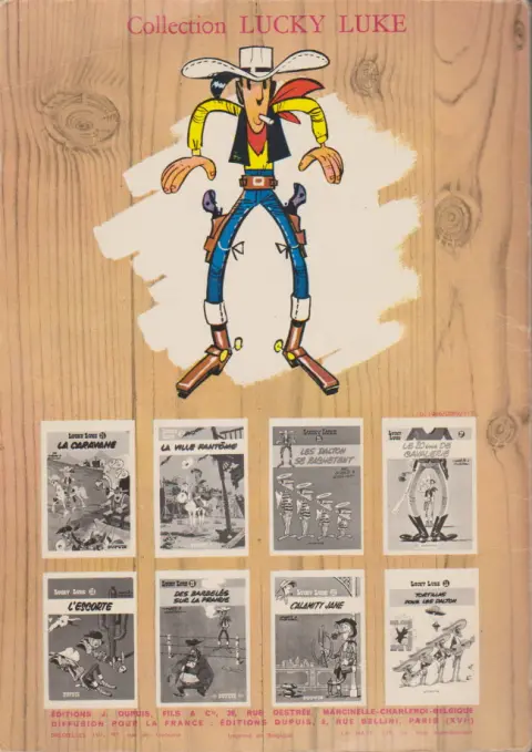 Verso de l'album Lucky Luke Tome 26 Les Dalton se rachètent