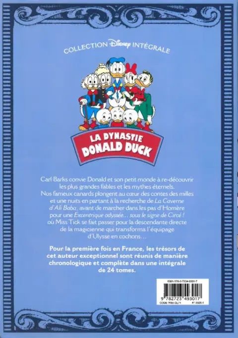 Verso de l'album La Dynastie Donald Duck Tome 13 La Caverne d'Ali Baba et autres histoires (1962 - 1963)