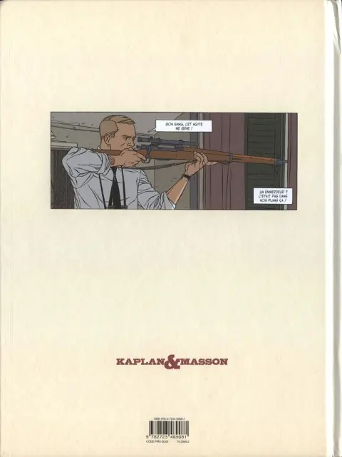Verso de l'album Une aventure de Kaplan & Masson Tome 2 Il faut sauver Hitler