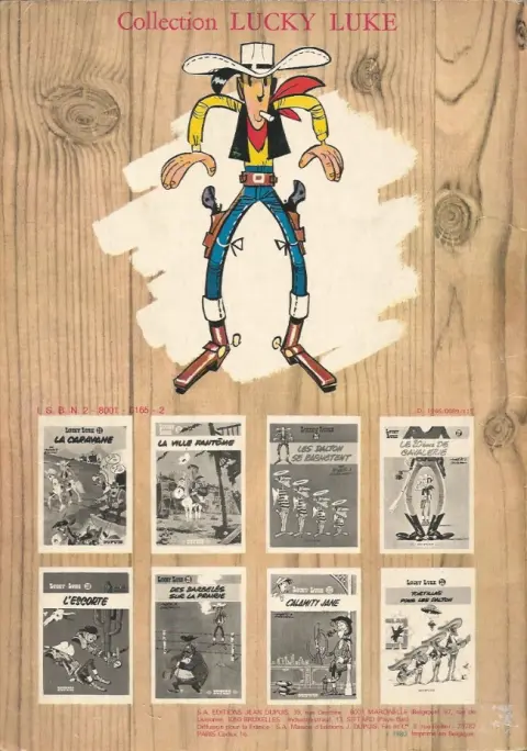 Verso de l'album Lucky Luke Tome 26 Les Dalton se rachètent