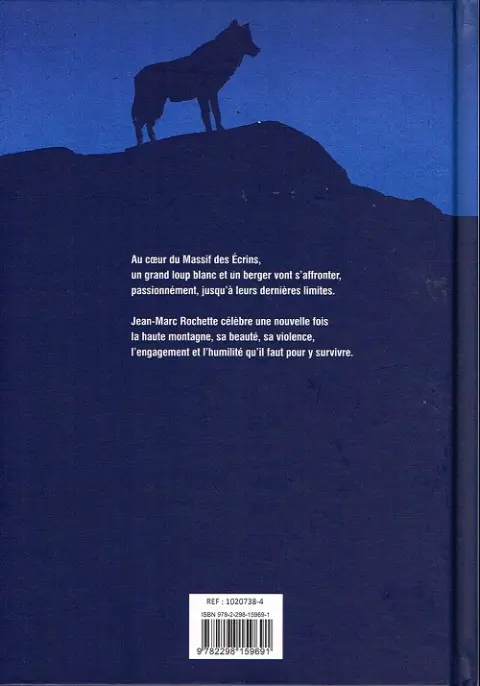 Verso de l'album Le Loup