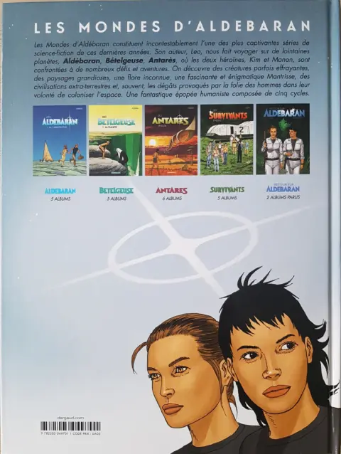 Verso de l'album Aldébaran Tome 4 Le groupe
