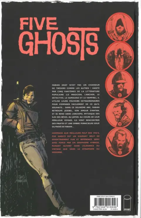 Verso de l'album Five Ghosts Tome 2 Les rivages oubliés