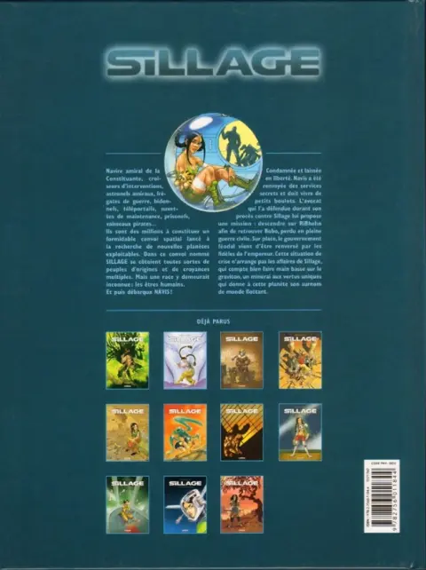 Verso de l'album Sillage Tome 11 Monde flottant
