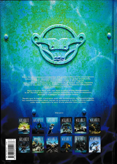 Verso de l'album Aquablue Tome 5 Projet Atalanta
