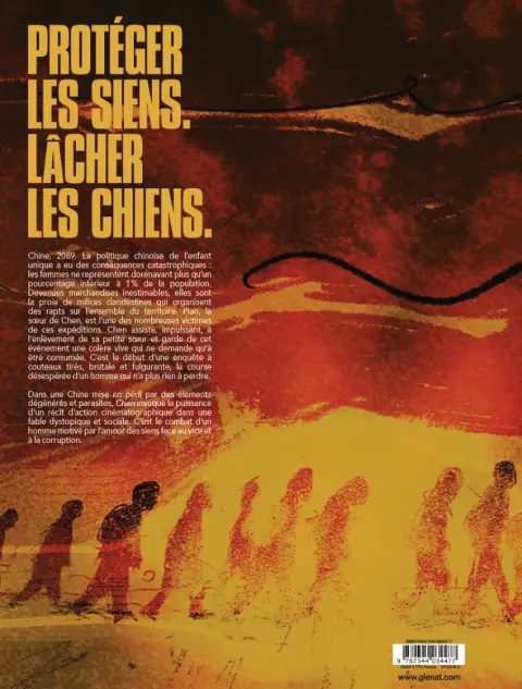Verso de l'album Chen Les enfants perdus