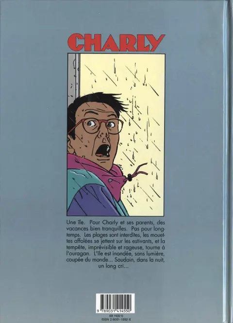 Verso de l'album Charly Tome 2 L'île perdue