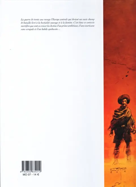 Verso de l'album La Lame et la Croix Tome 1 La Lignée Von Kreuz