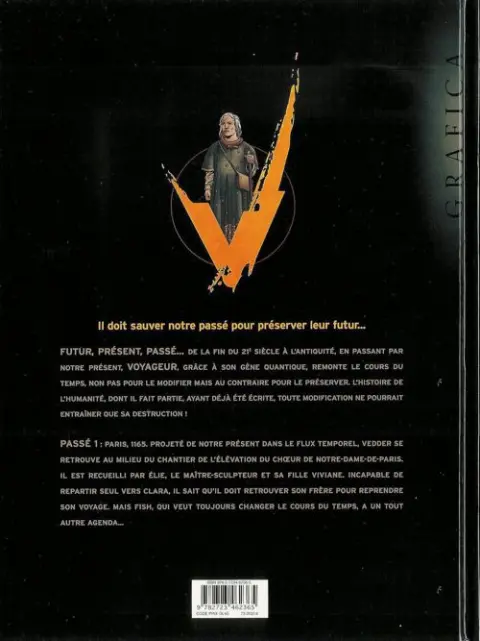 Verso de l'album Voyageur Tome 9 Passé 1