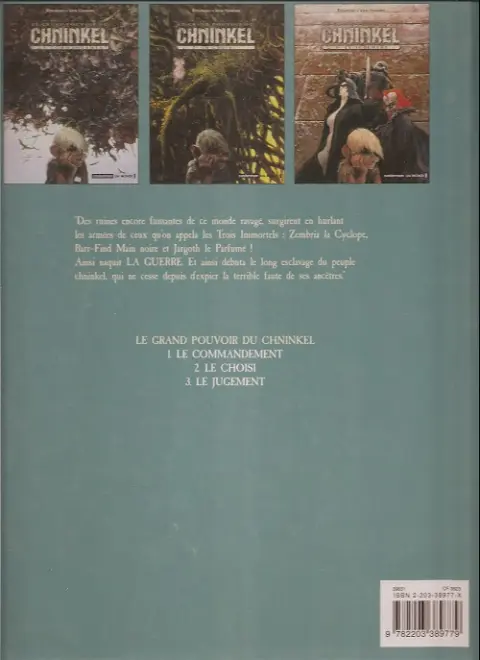 Verso de l'album Le Grand pouvoir du Chninkel Tome 2 Le choisi